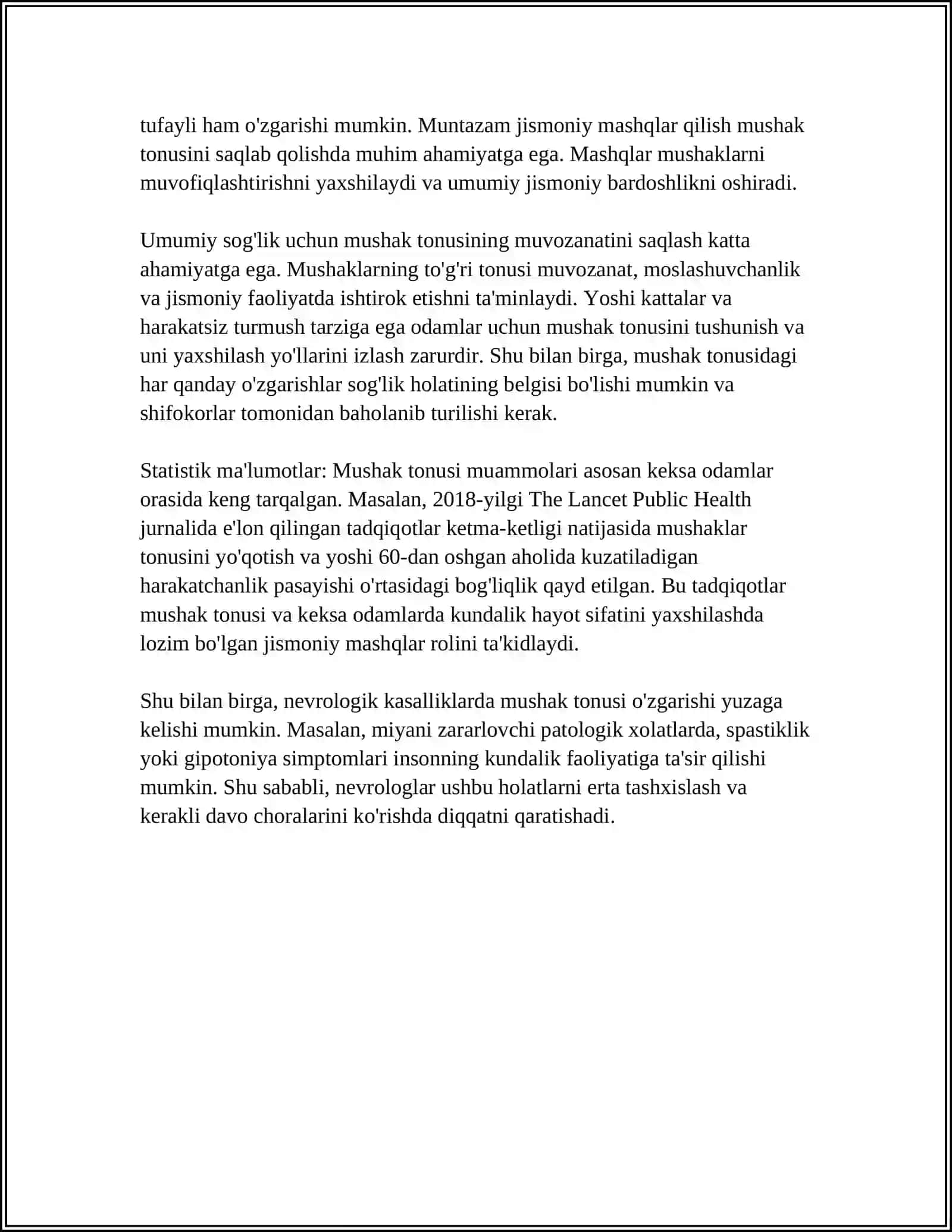 YUZ-JAG’ SOHASIDA MUSHAKLAR TONUSI VA SPAZMLARINING FIZIOLOGIYASI 4