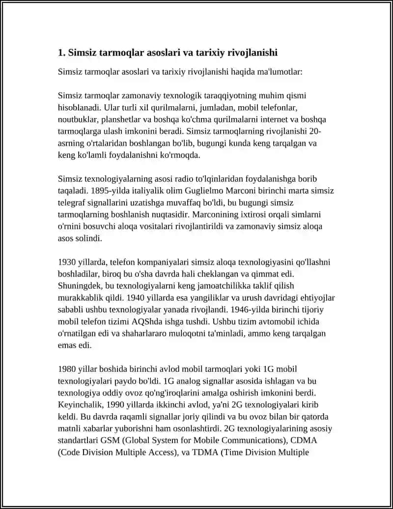 Simsiz tarmoqlar 4