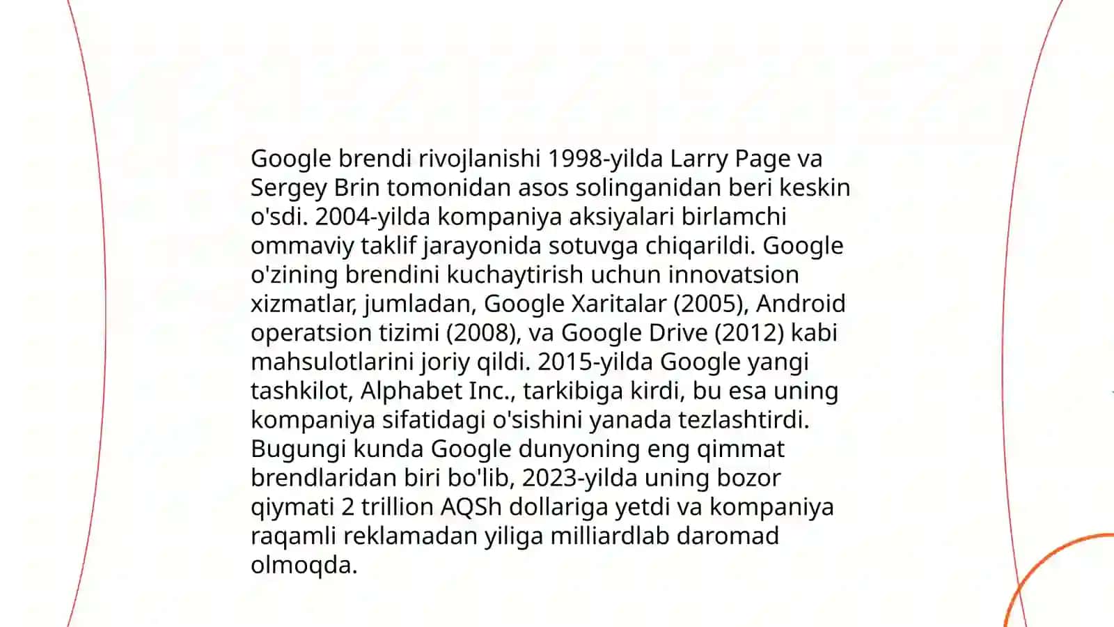 Google kompaniyasining tarixi 4
