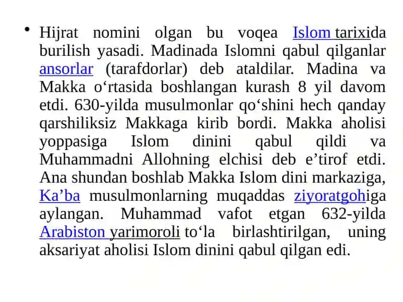 ISLOMDINI TARIXI VA MOHIYATI 4