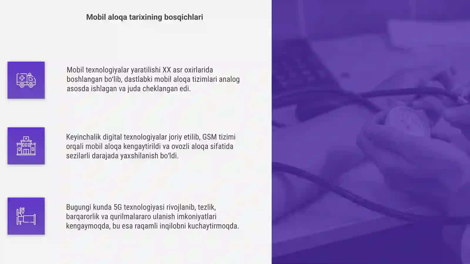 Mobil texnologiyalar yaratilish va rivojlanish tarixi 4