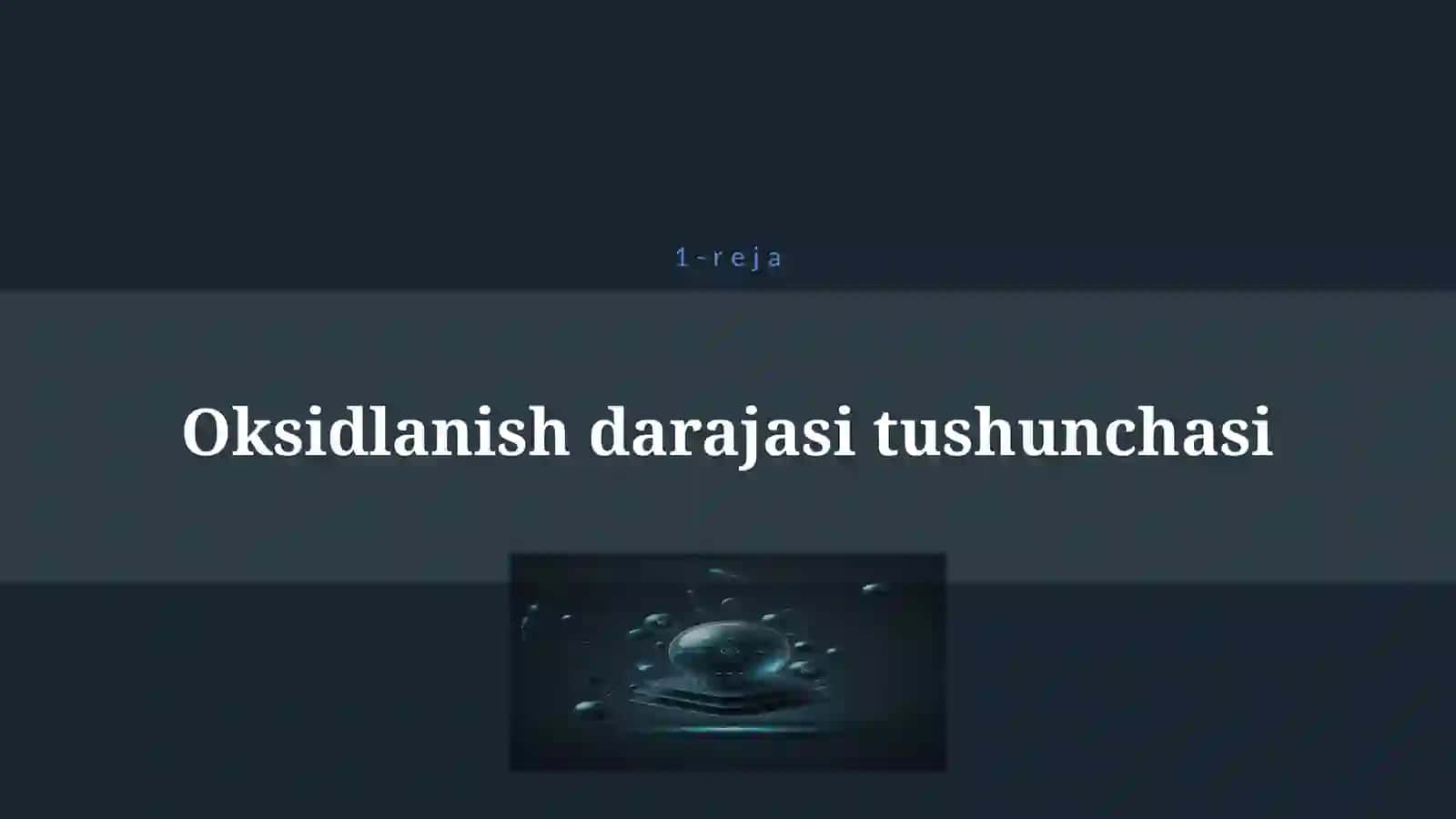 OKSIDLANISH QAYTARILISH REAKSIYALARI 4