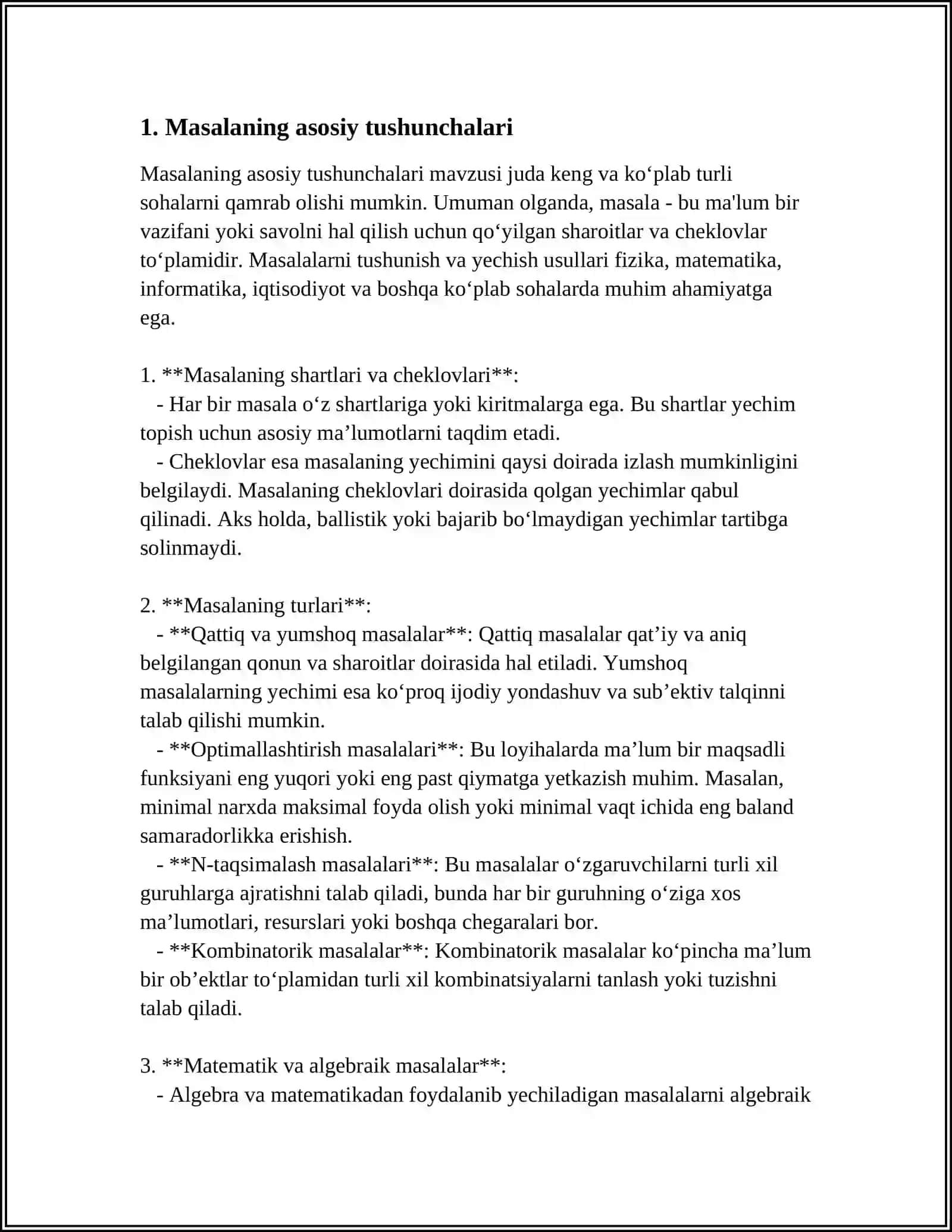 ARIFMETIK MASALALAR YECHISHGA OʻRGATISH METODIKASI 4