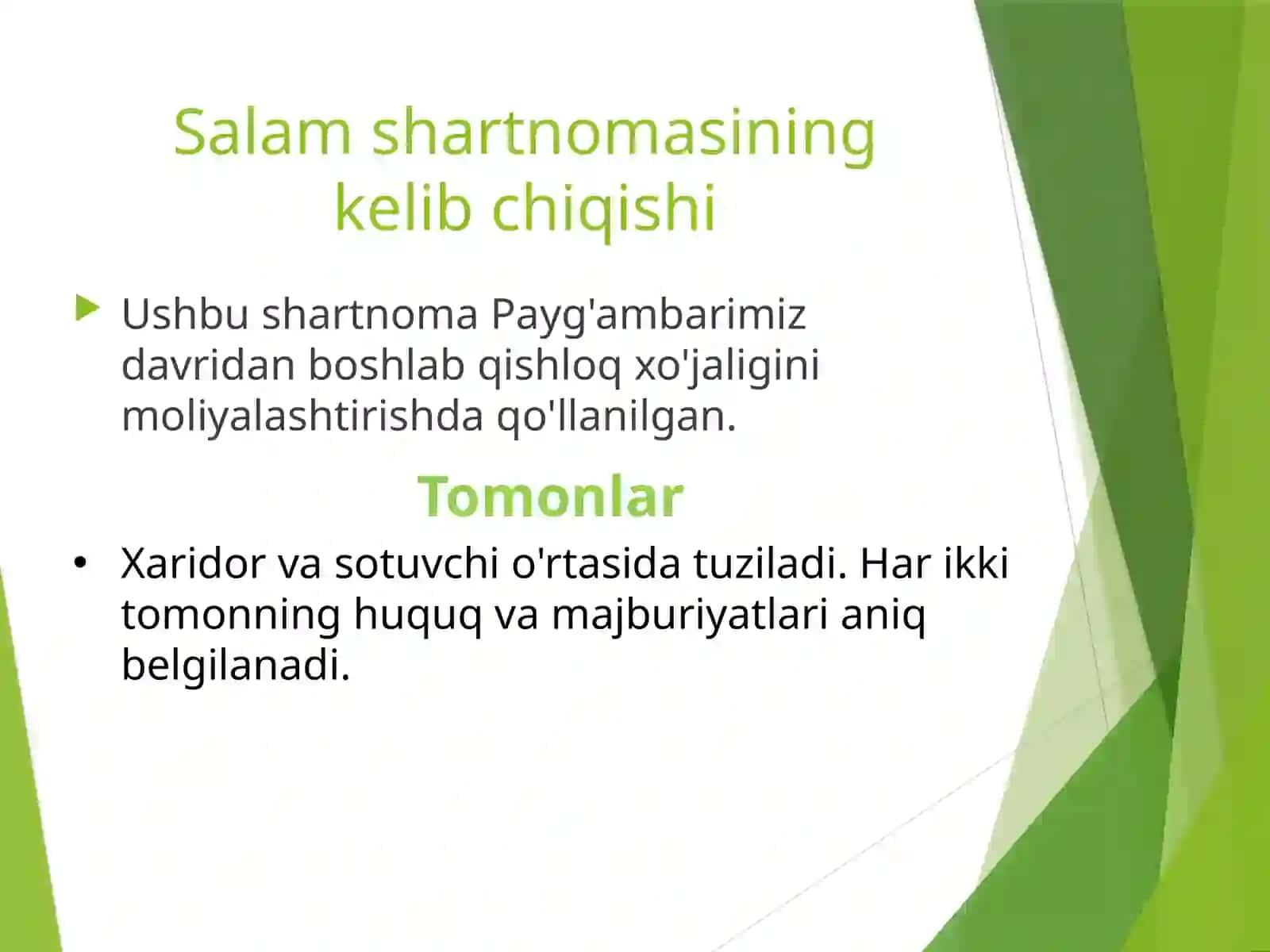 SALAM SHARTNOMASINING MUHIM JIHATLARI 4
