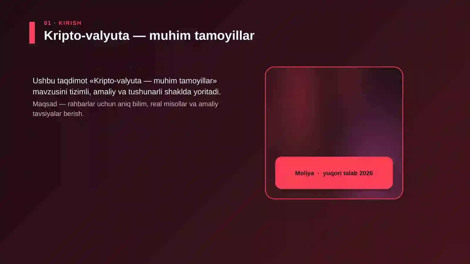 Kripto-valyuta — muhim tamoyillar 4