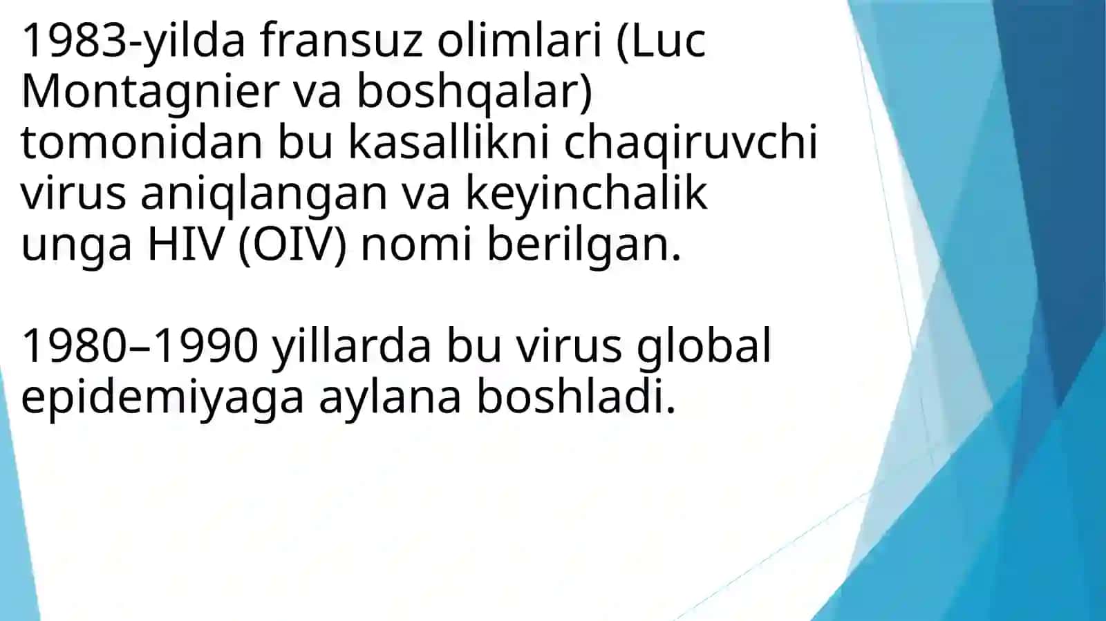 OITS Virusi Kilassifikatsiyasi Patogenezi Labaratoriya Tashxisi 4