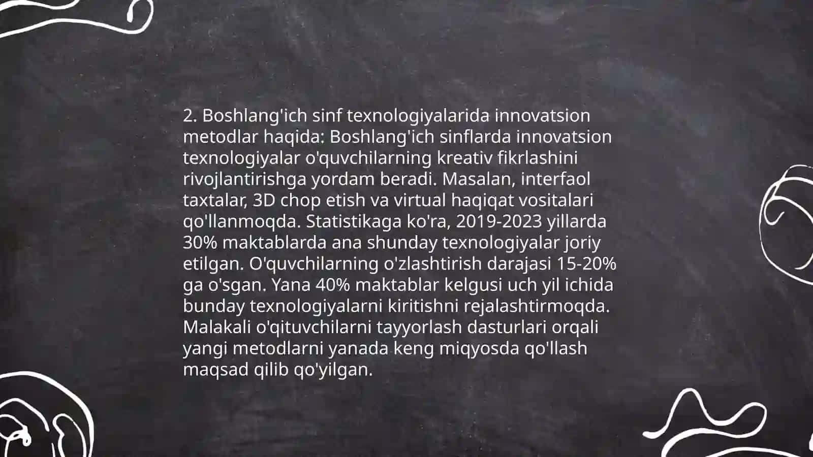 Boshlang'ich sinf texnologiya darslariga kompetension yondashuv 4