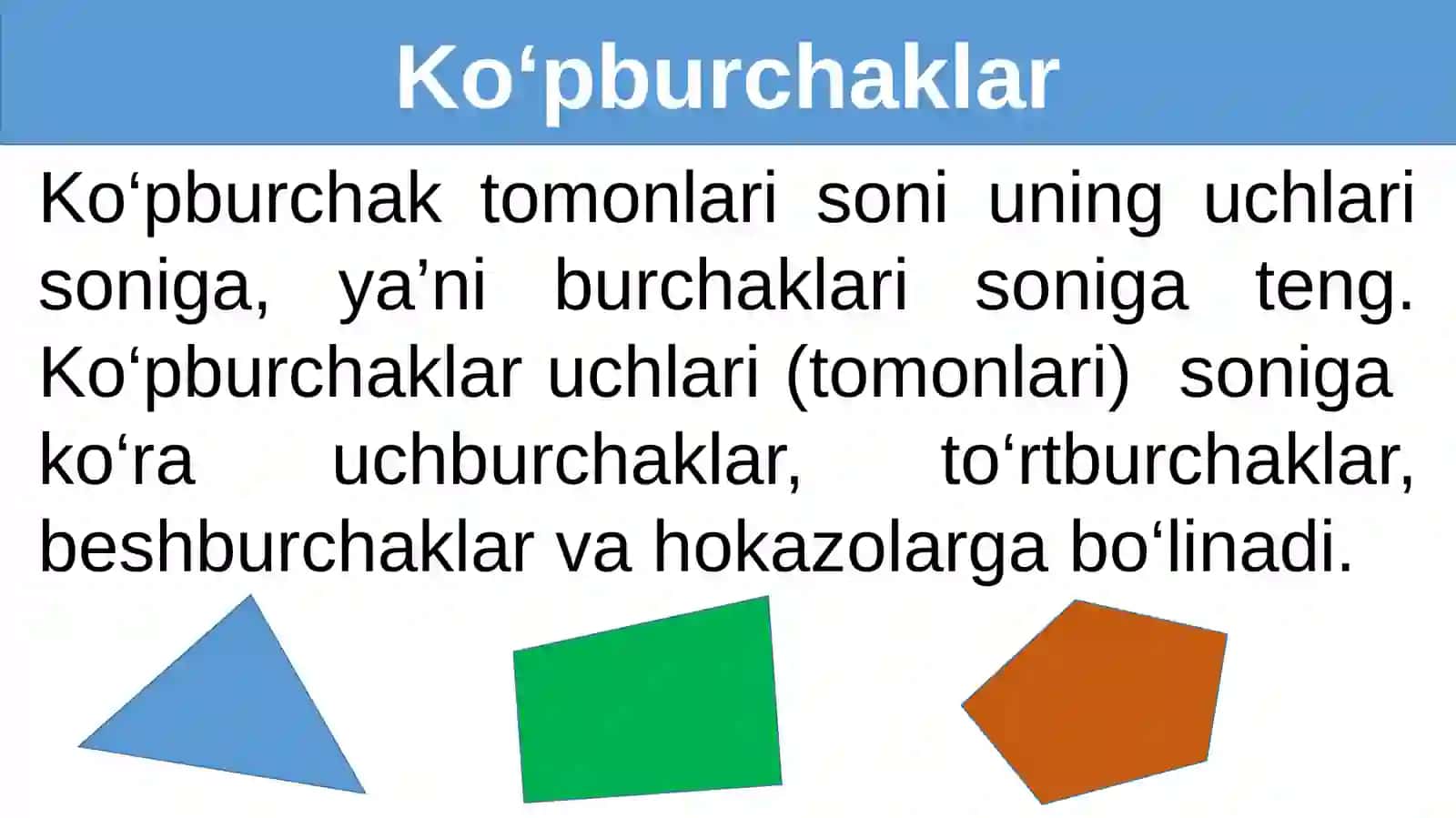 Ko’pburchaklar Perimetri va Yuza O’lchov birliklarida Ularning Bog’lanishiga Doir Masala 4