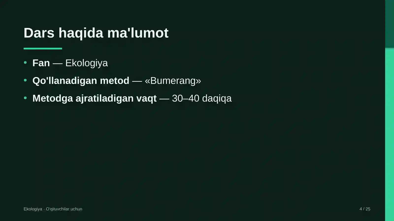 ekologiya darslarida bumerang metodidan foydalanish 1103 4