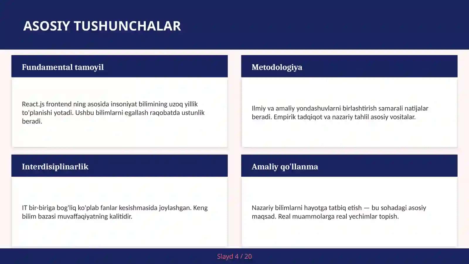 React.js frontend 4