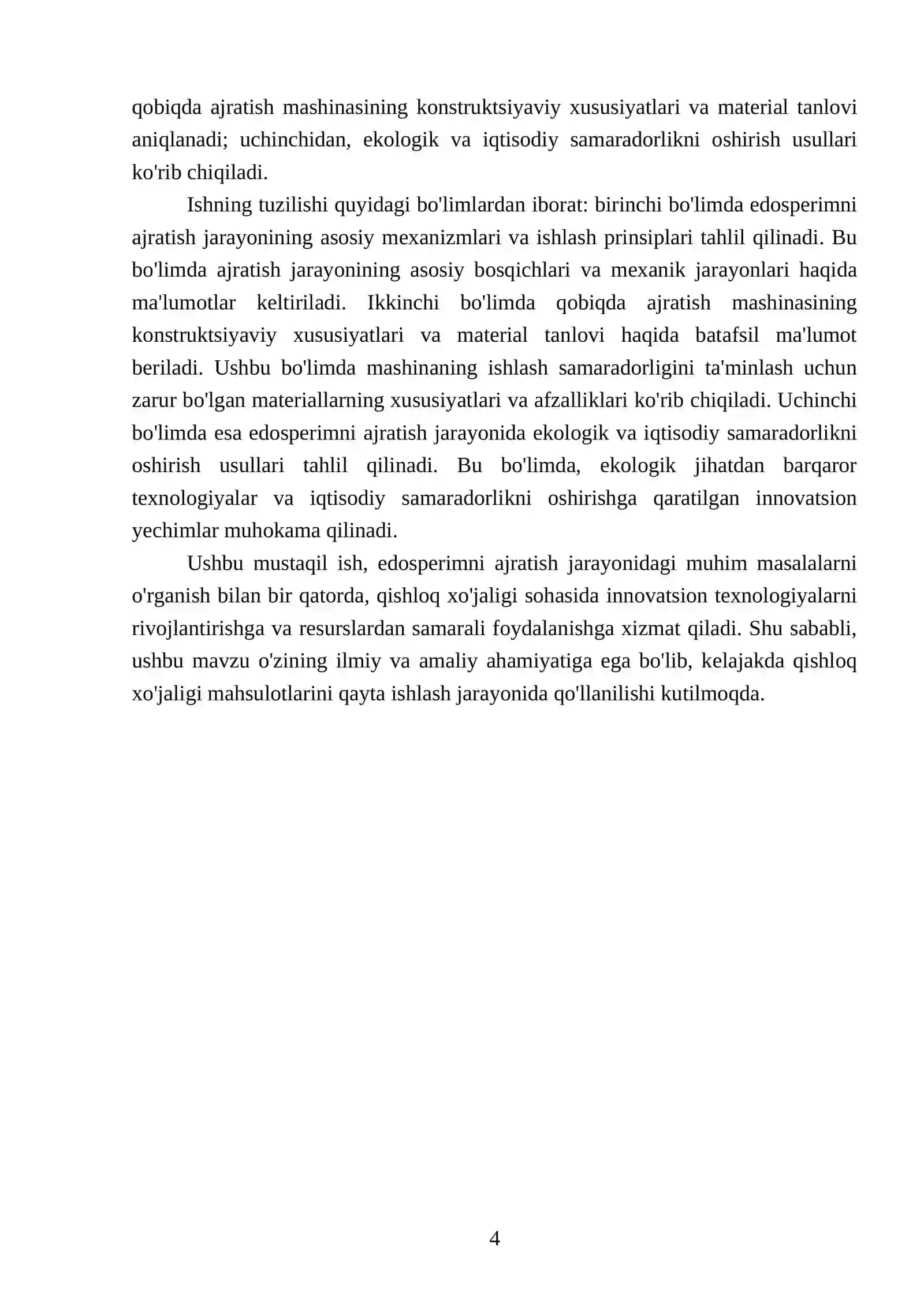 Edosperimninig qolgan qisimlarini qobiqda ajiratish mashinasi 4