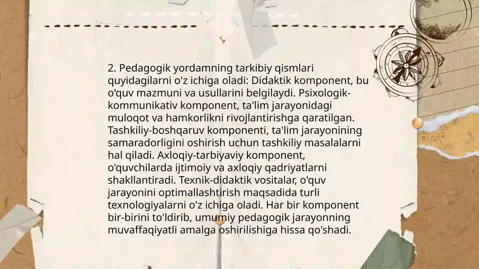 Psixologik-pedagogik yordam texnologiyalar mezonlari 4