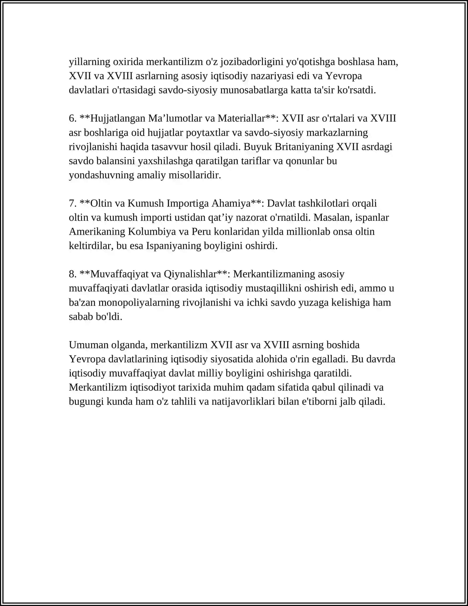 MERKANTELIZMNING TARIXIY AHAMIYATI 4