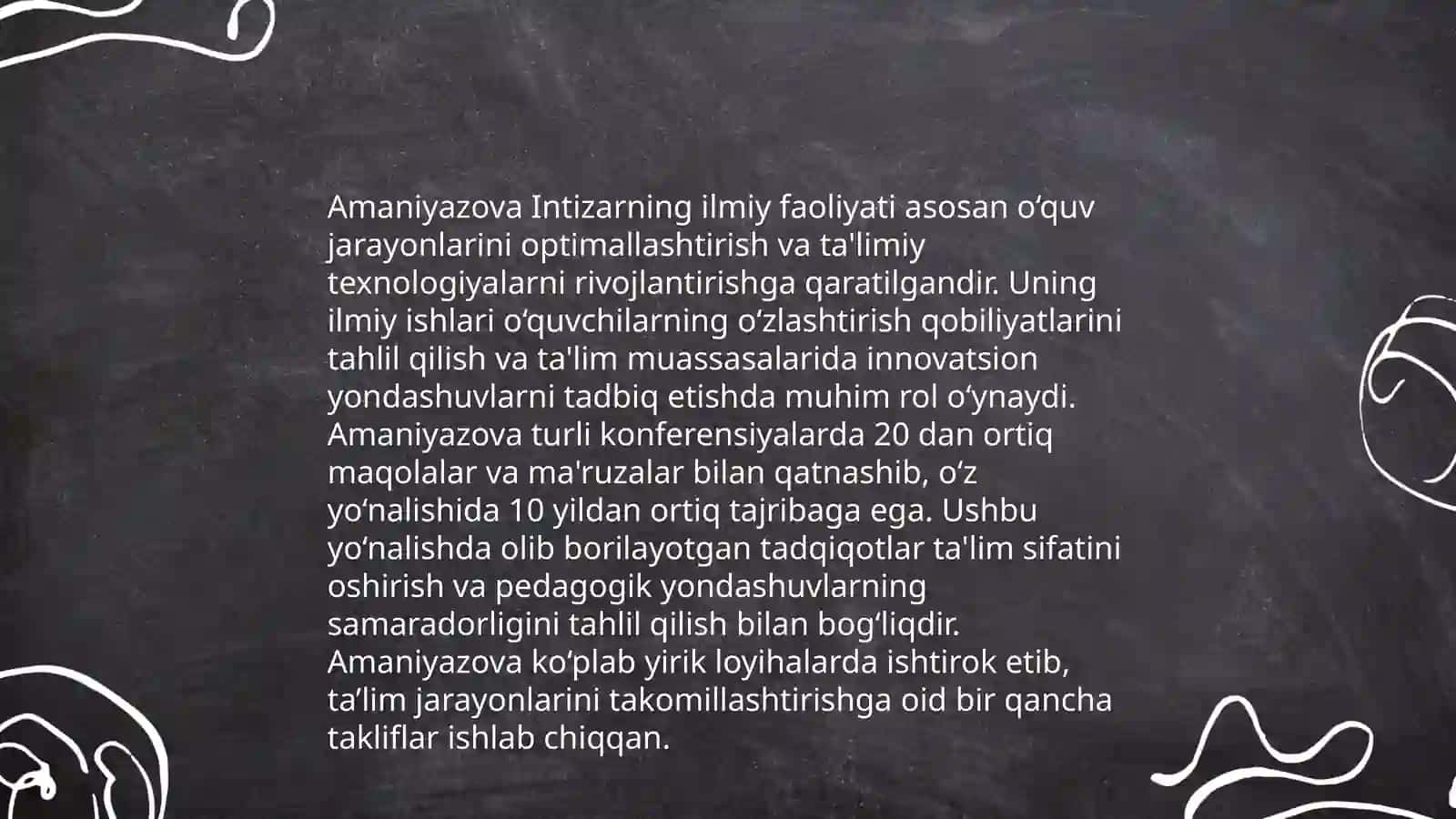 Amaniyazova Intizar 4