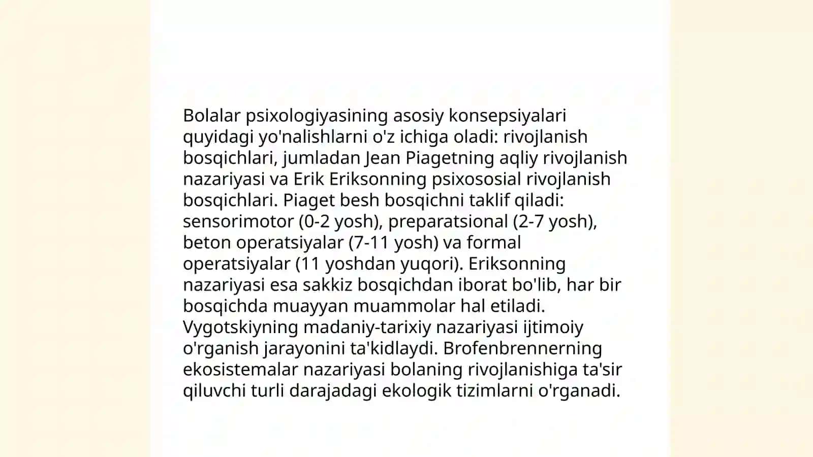 Bolalar Psixologiyasining Predmeti va Vazifalari 4