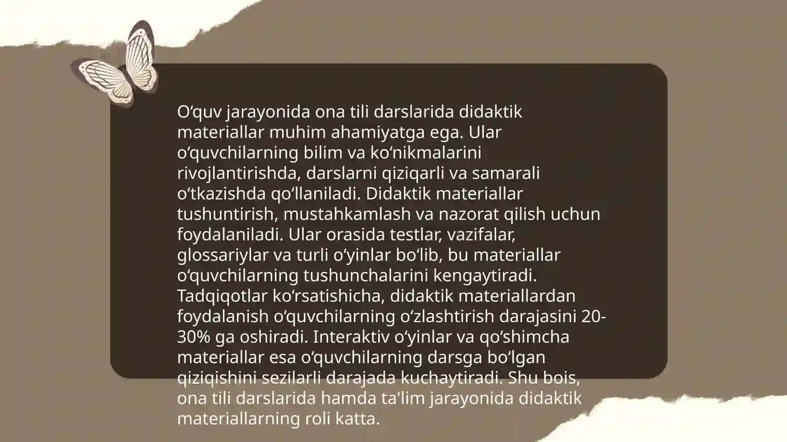Ona tili darslarida didaktik materiallardan foydalanish 4