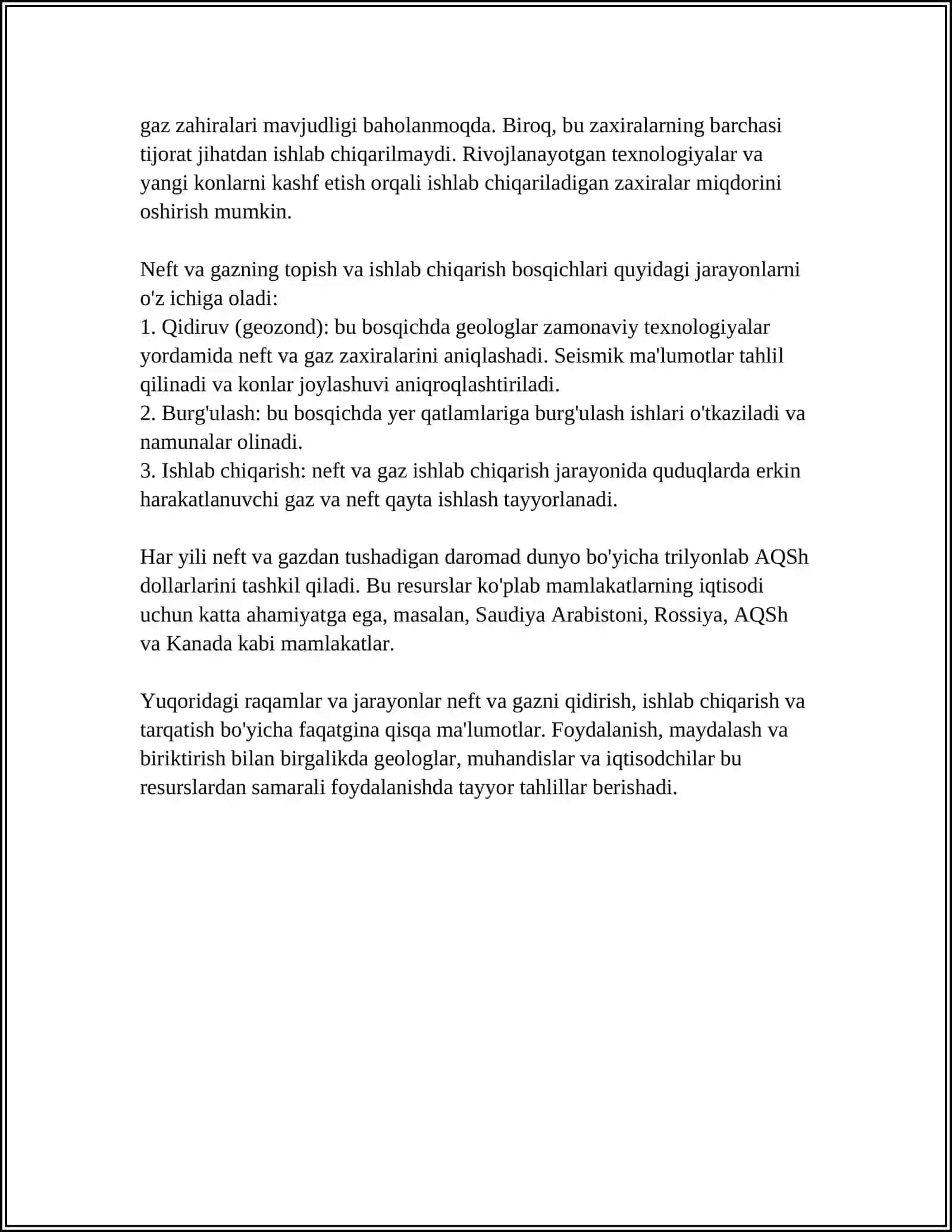 NEFT VA GAZNING HOSIL BO‘LISH NAZARIYALARI 4