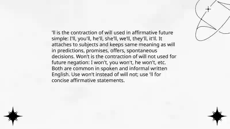 Future simple tense 4