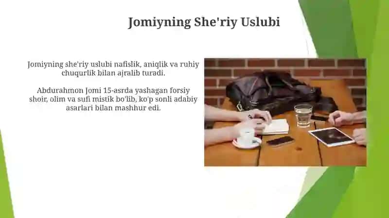 Abdurahmon Jomiyning hayoti va faoliyati 4