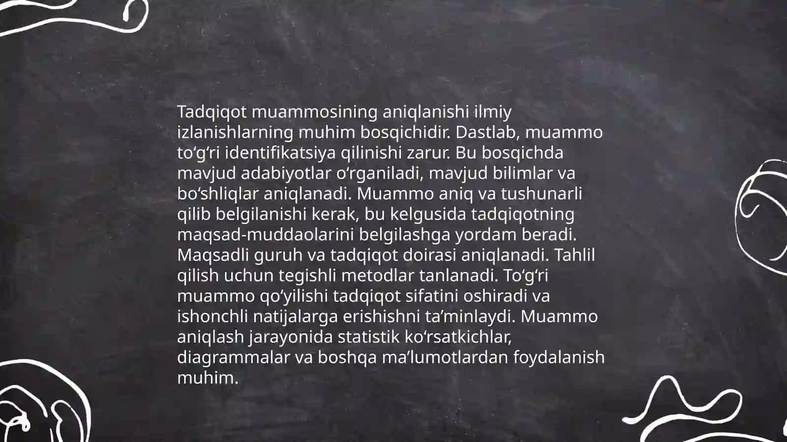 Tadqiqot bosqichlari turlari klassifikatsiyalari 4