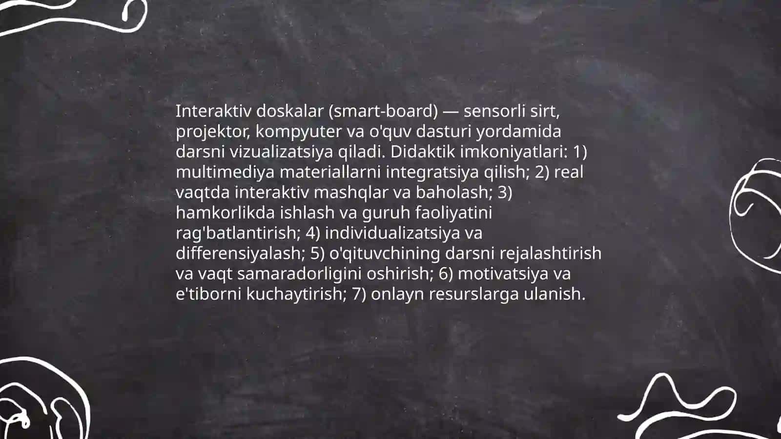 Pedagogik jarayonlarda foydalaniladigan axborot texnologiyalari hamda didaktik vositalar 4