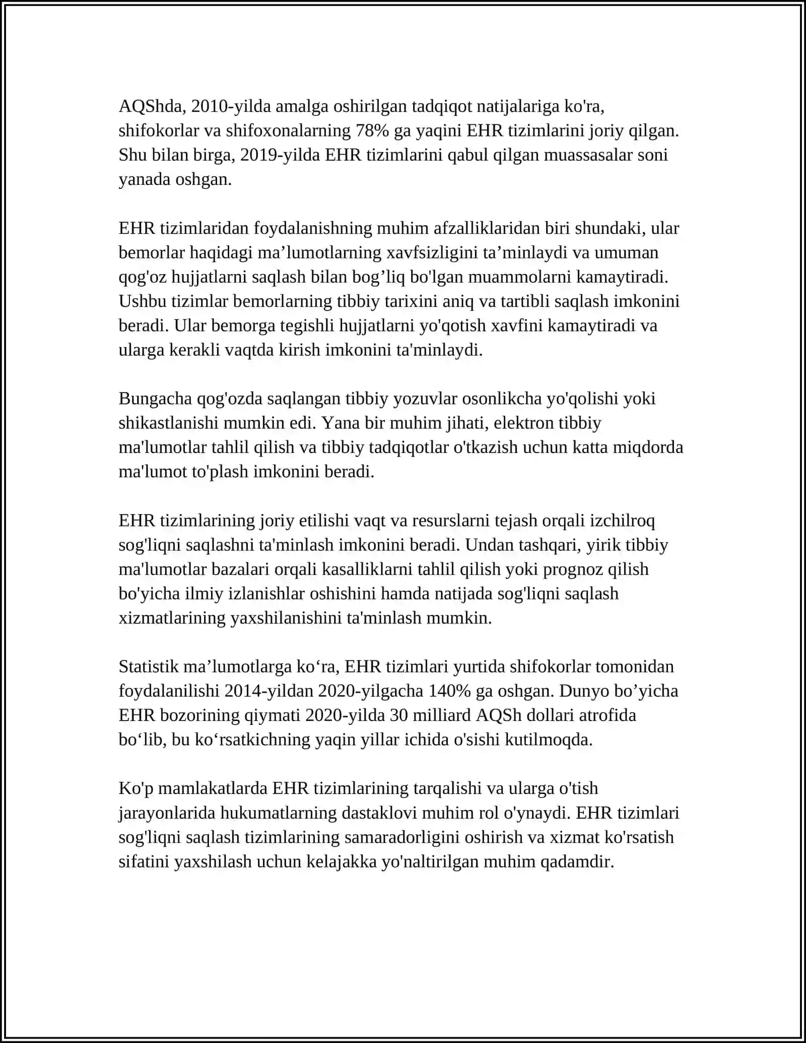 TIBBIYOT AHBOROTLARINI ARXIVLASH USULLARI 4