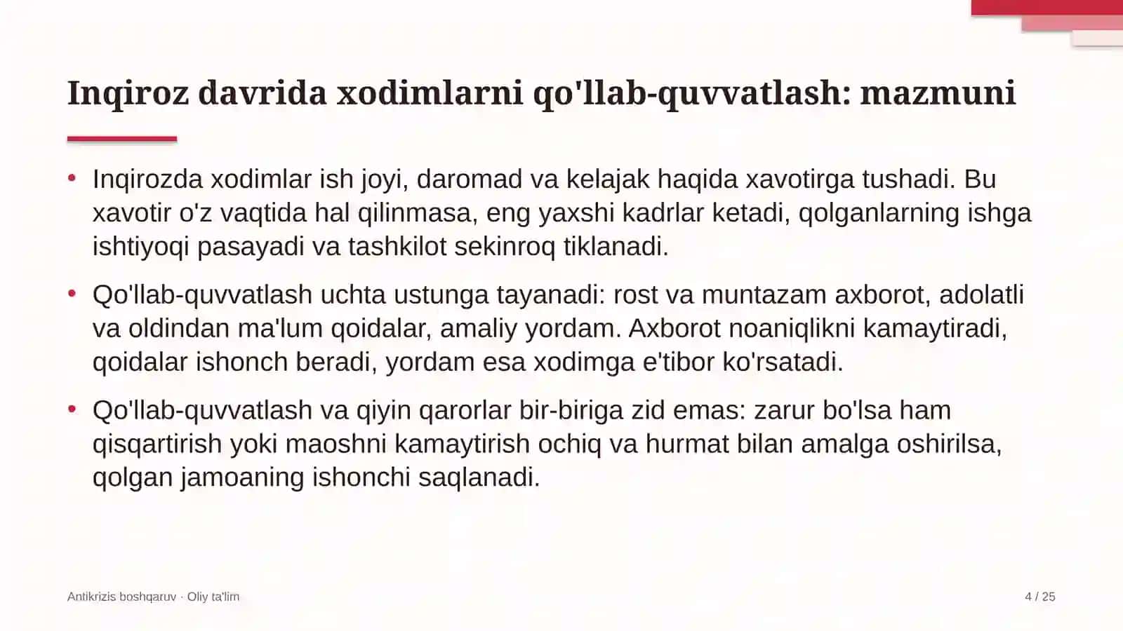 neft mahsulotlari savdosida inqiroz davrida xodimlarni qo'llab quvvatlash 6569 4