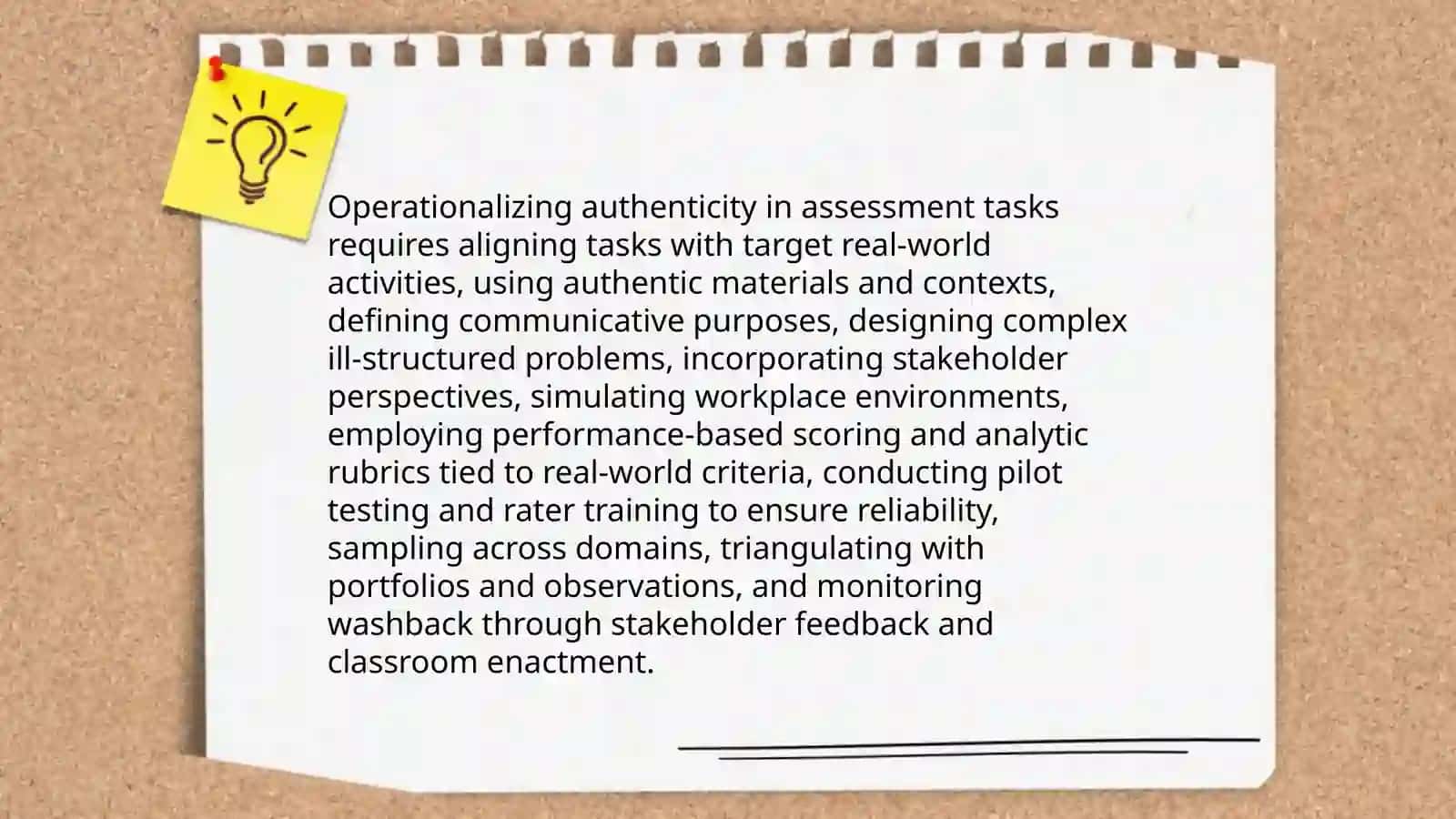 Practicality, authenticity, and washback effect 4