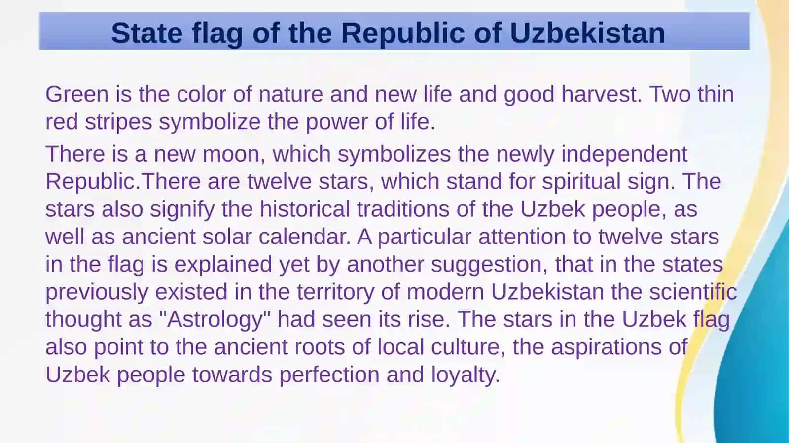 State symbols of the Republic of Uzbekistan 4