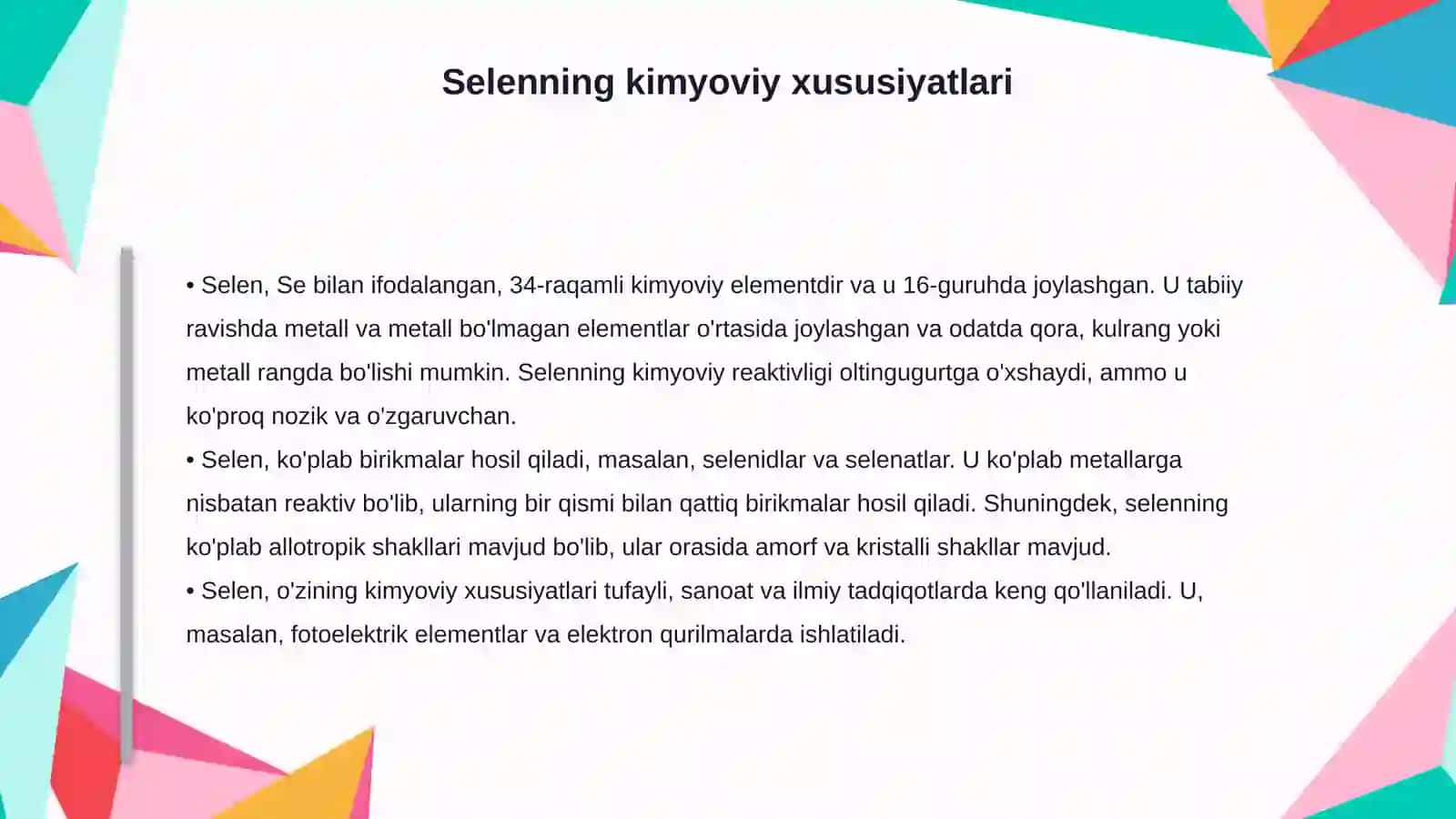 Oltingugurt va selen 4