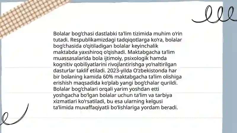Bolalarda matematik tasavvurlarni rivojlantirishda bolalar bog'chasining oila bilan hamkorlikdagi roli 4