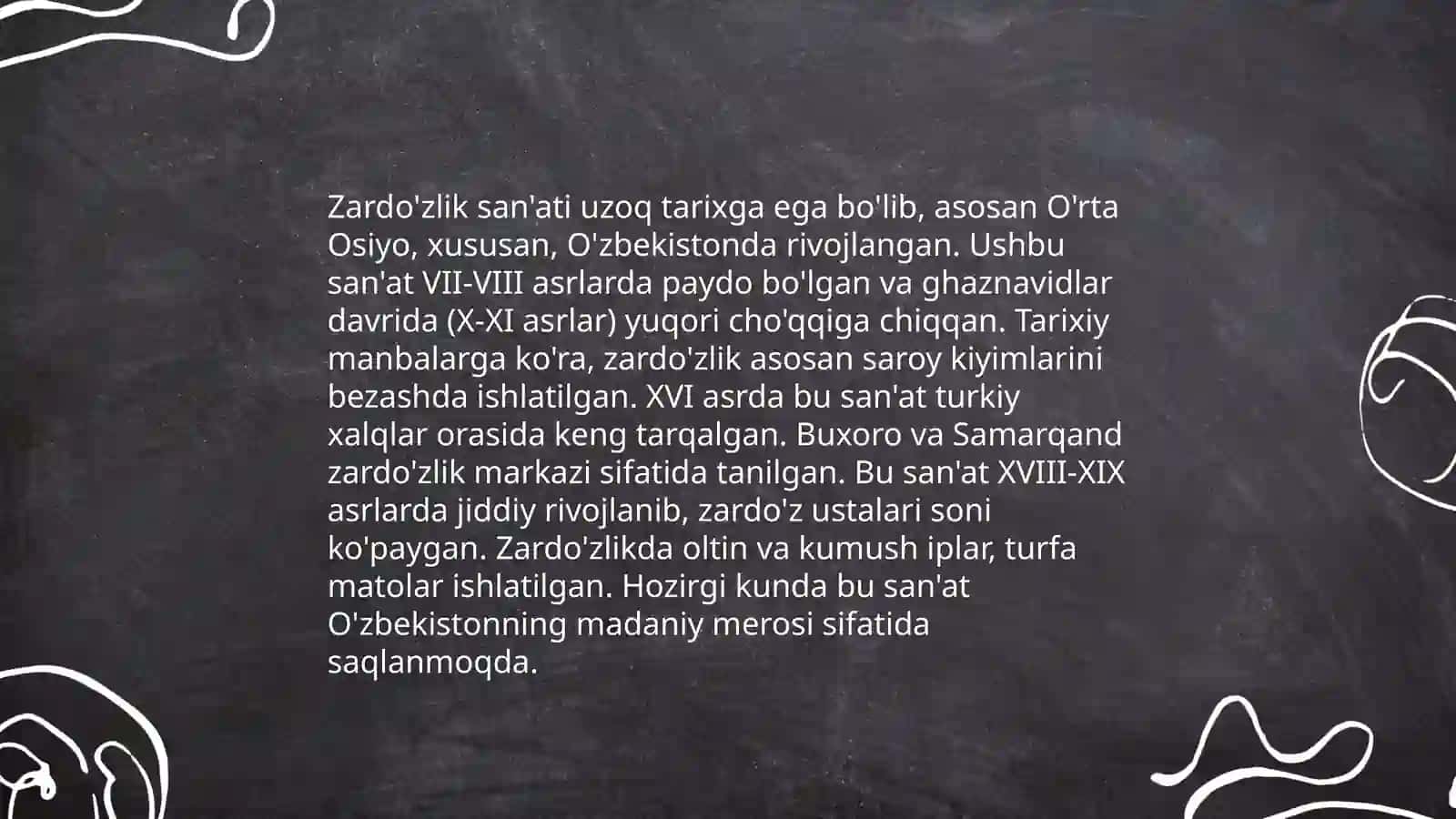 Zardoʼzlikda naqsh kompozitsiyalari chizish va oʼrganish 4