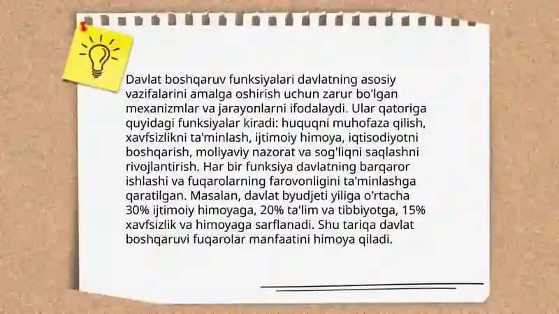 Davlat funksiyalari va mexanizmi 4