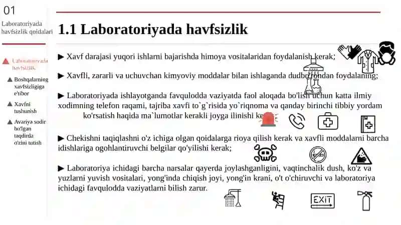 Laboratoriyada havfsizlik 4
