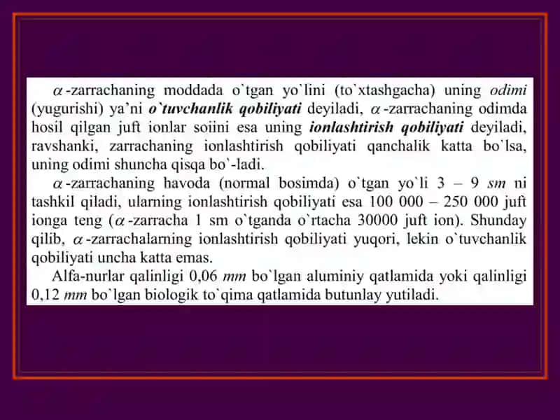 Tabiiy va sun’iy radioaktivlik 4