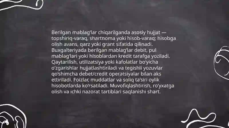 O‘zaro hisoblashish tushunchasi va byudjet ijrosidagi ahamiyati 4