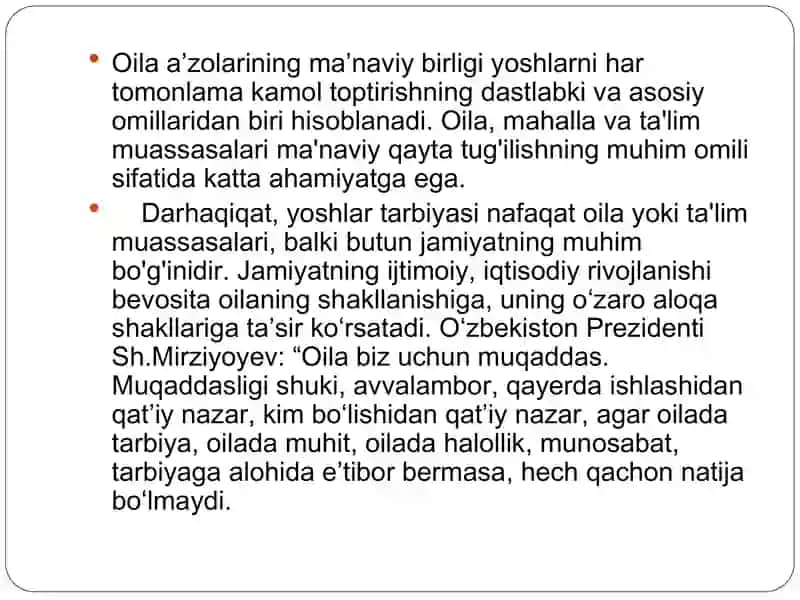 Ta'lim tarbiya jarayonida oila mahalla va ta‘lim muassasalarining hamkorligi 4
