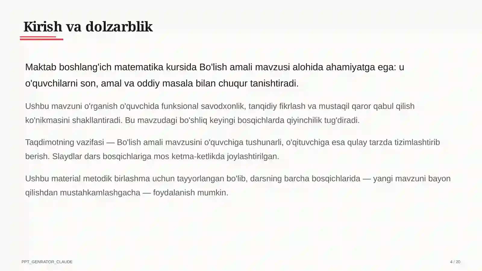 Bo'lish amali (2-sinf) 4
