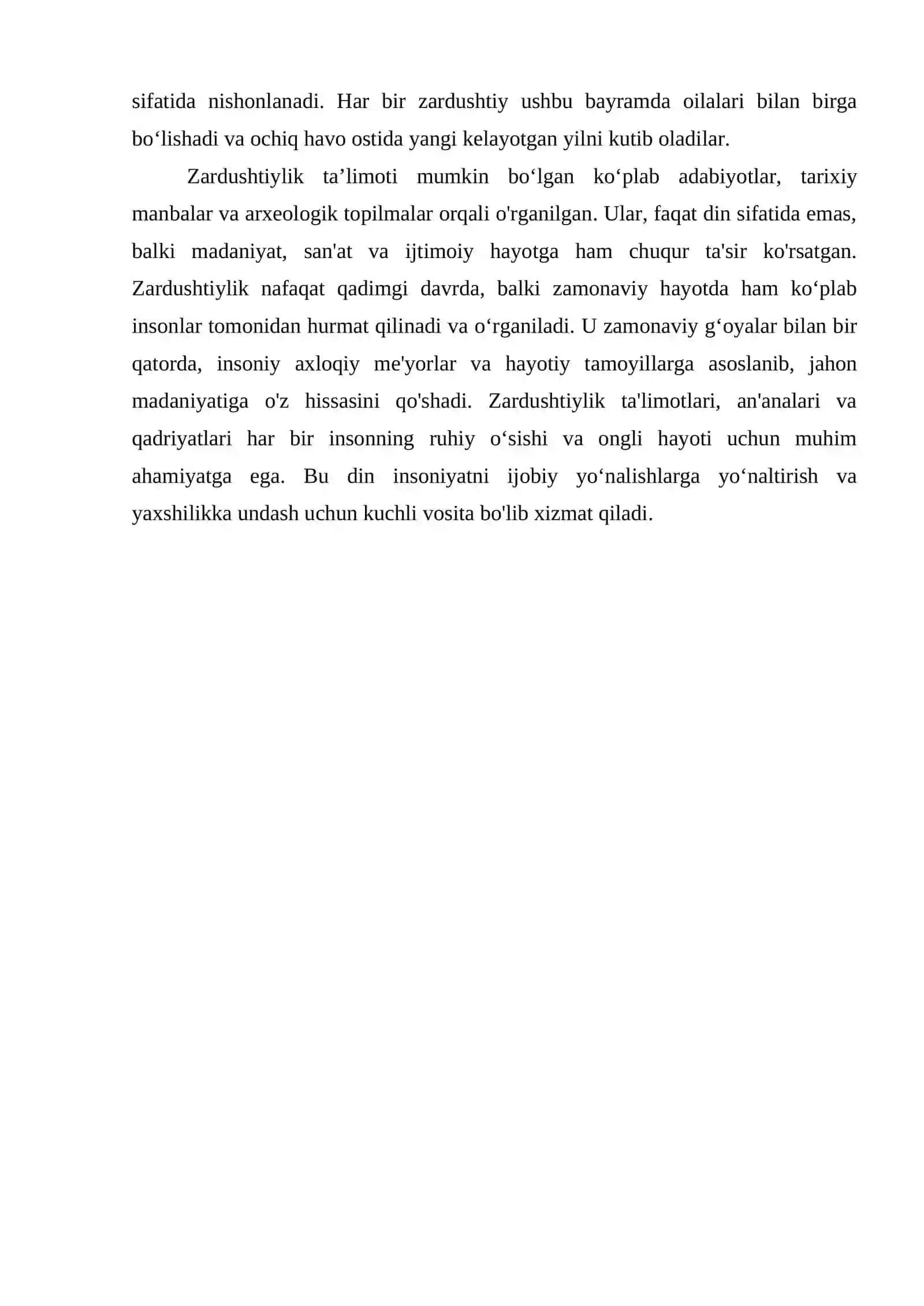 ZARDUSHTIYLIK. 6- SINF 4