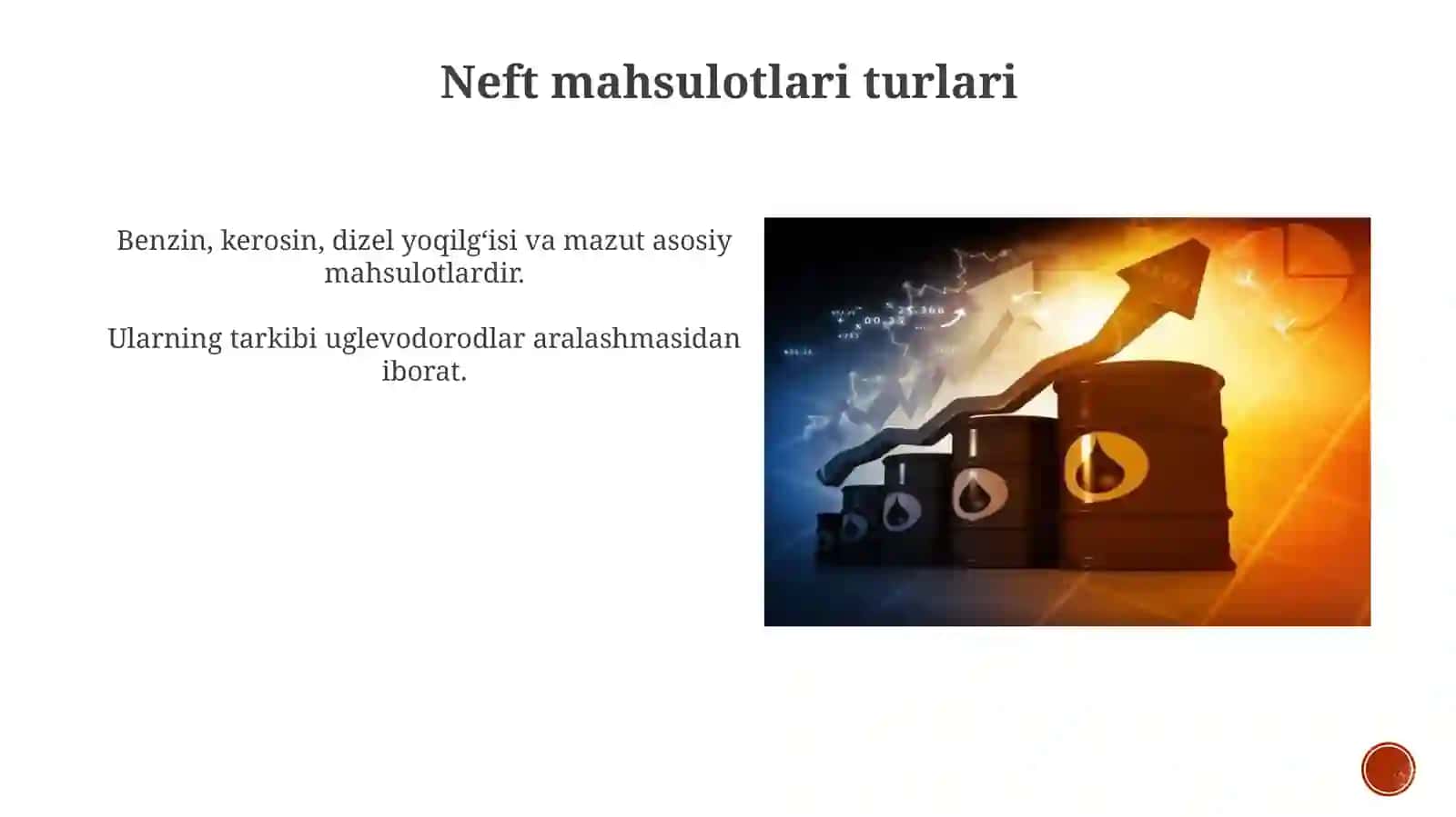 Neft va gazni qayta ishlash mahsulotlarini fizik, kimyoviy tahlil qilish 4