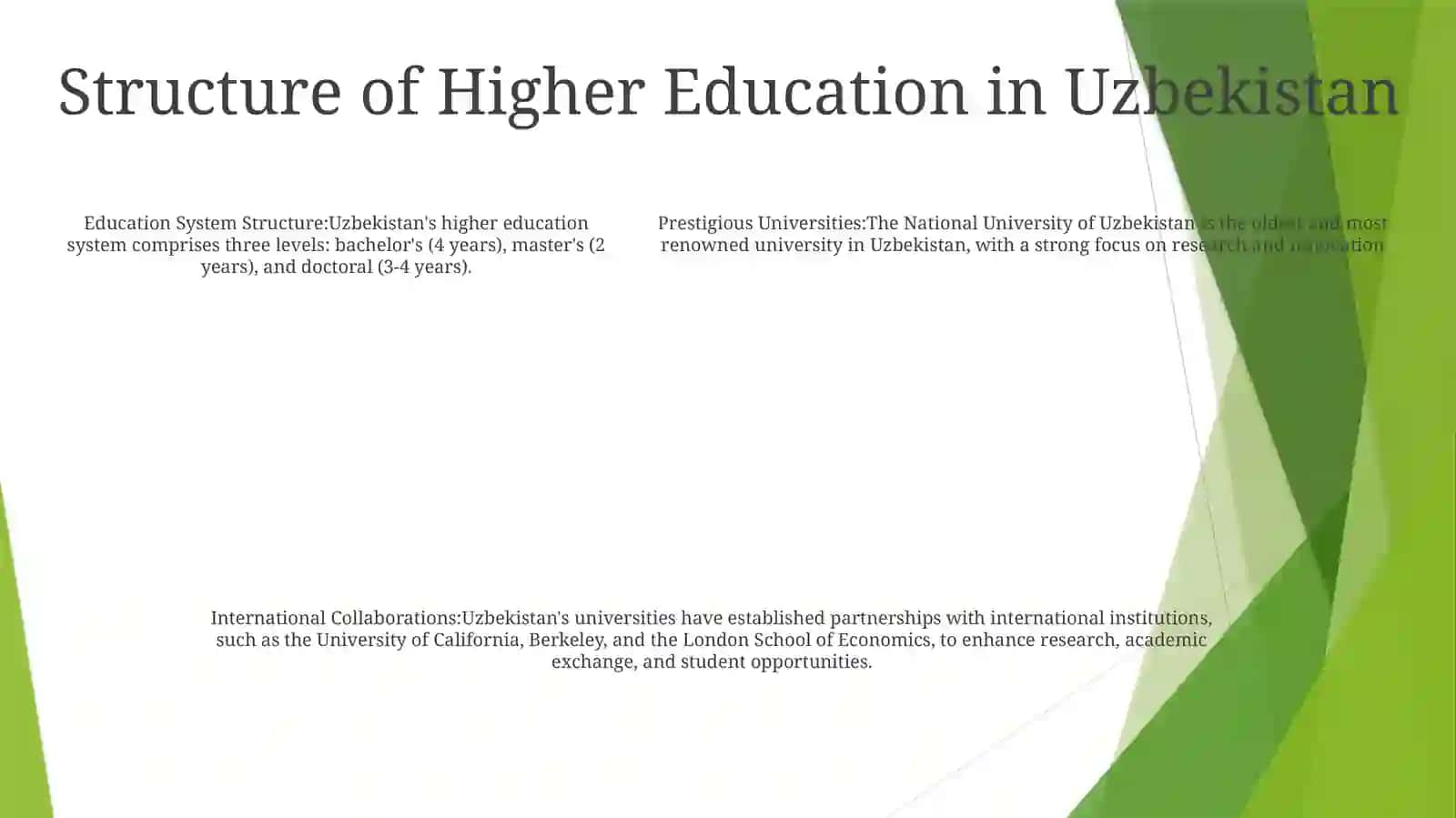 Universities Of Uzbekistan 4