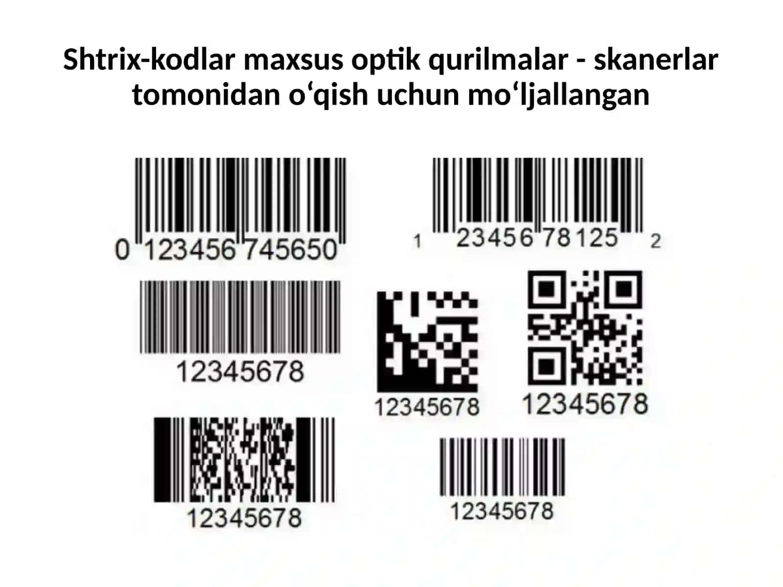 Amaliy mashg‘ulot - Maxsulot sifati tug‘risidagi ma’lumotlarni shtrixli kodlash 4
