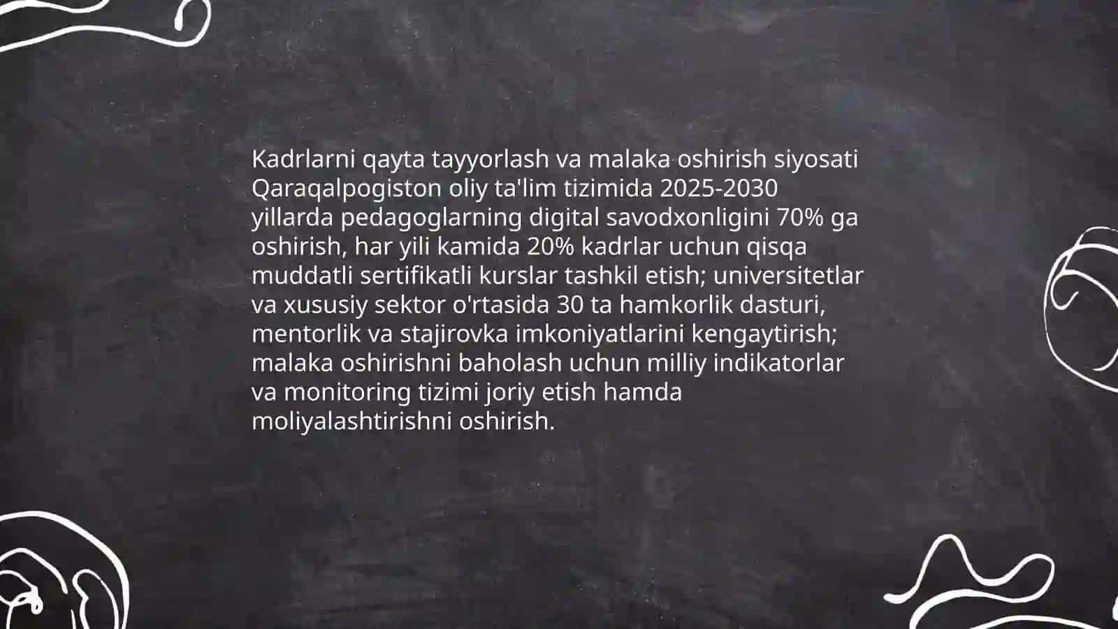 Qaraqalpogiston respublikasinda joqari bilimlendiriw reformalari 4