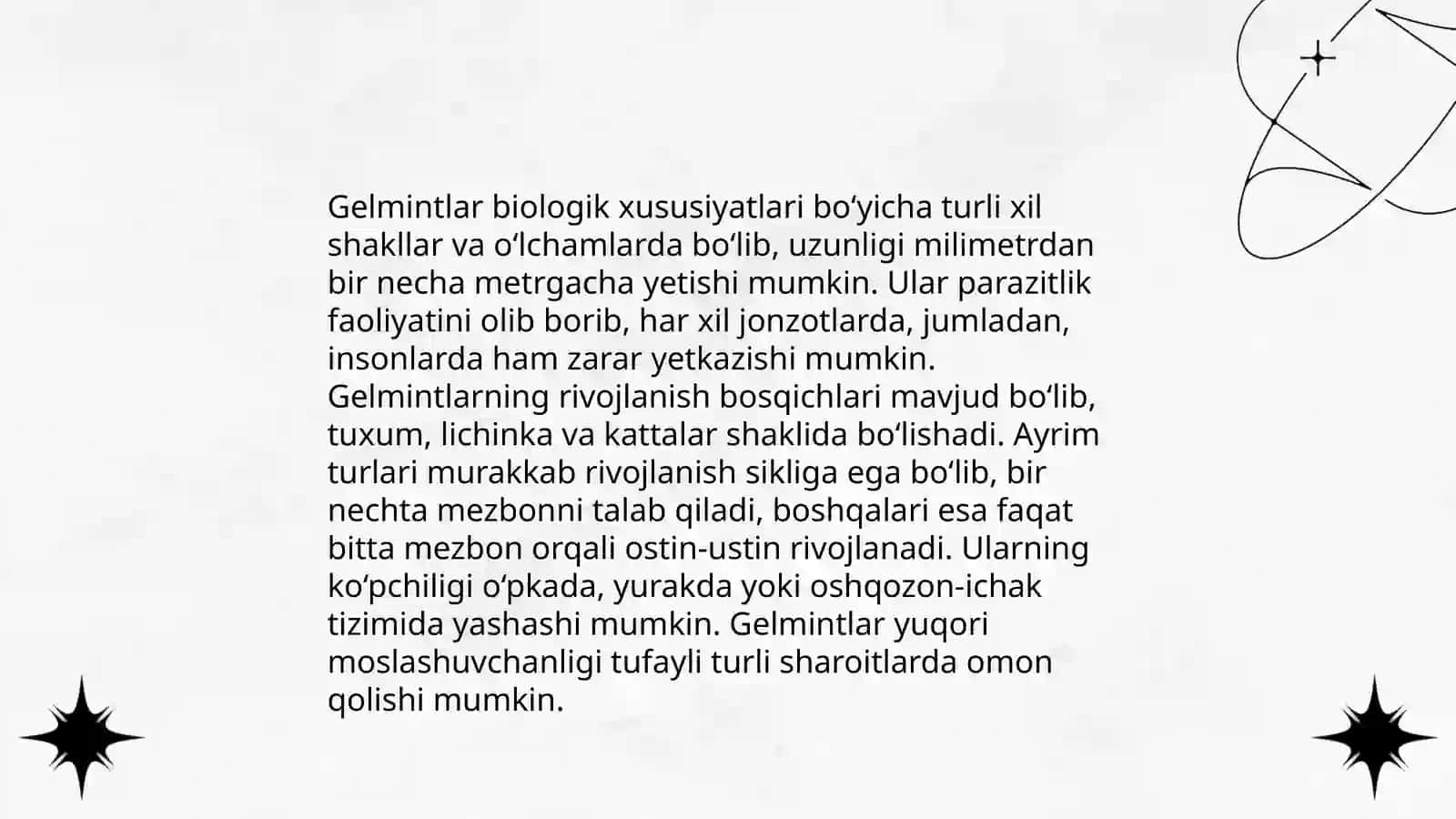 Tibbiyot gelmintologiyasi, arachnoentomologiyasi 4