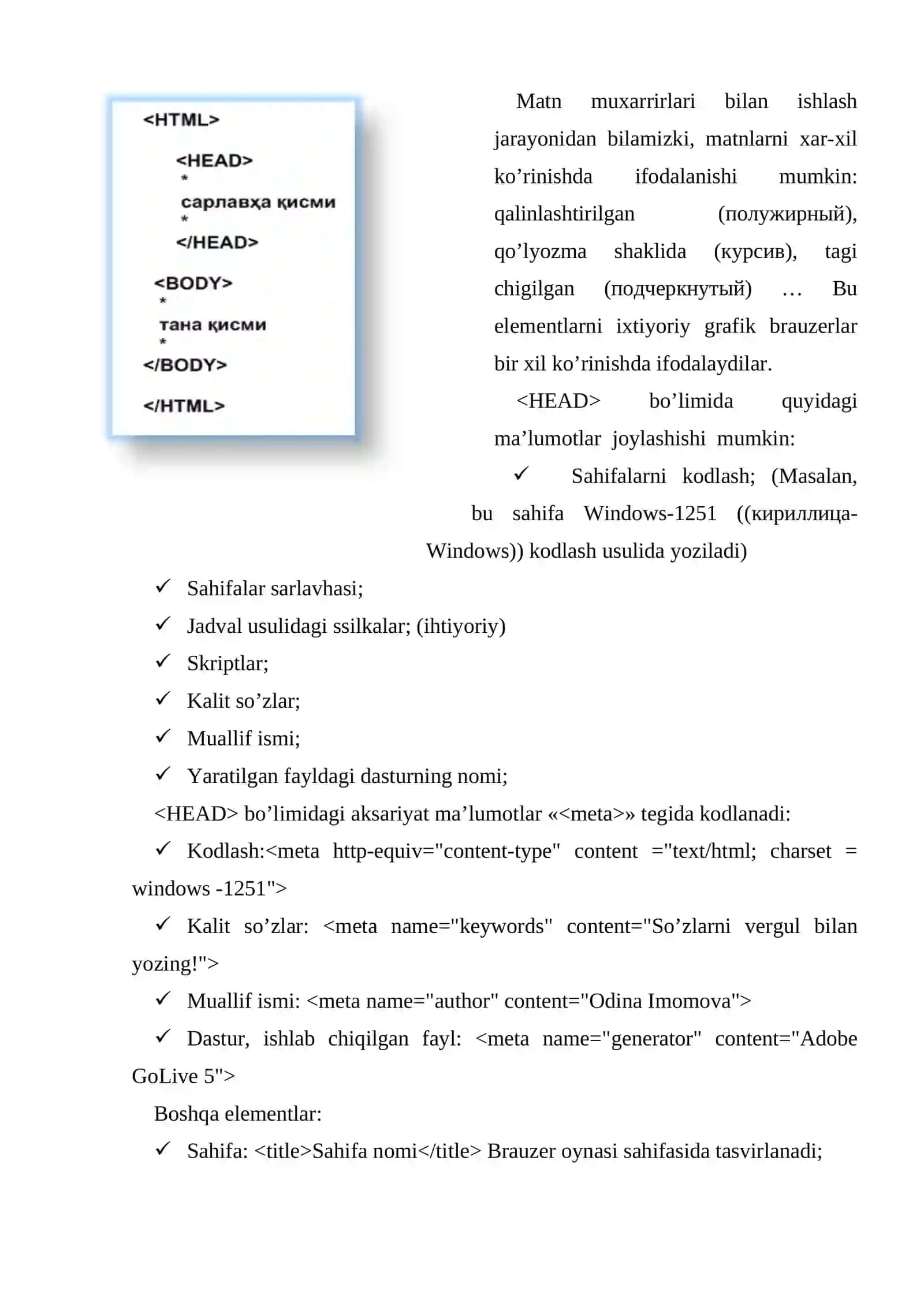 Kasbiy sohalar bo’yicha web sahifa yaratish 4