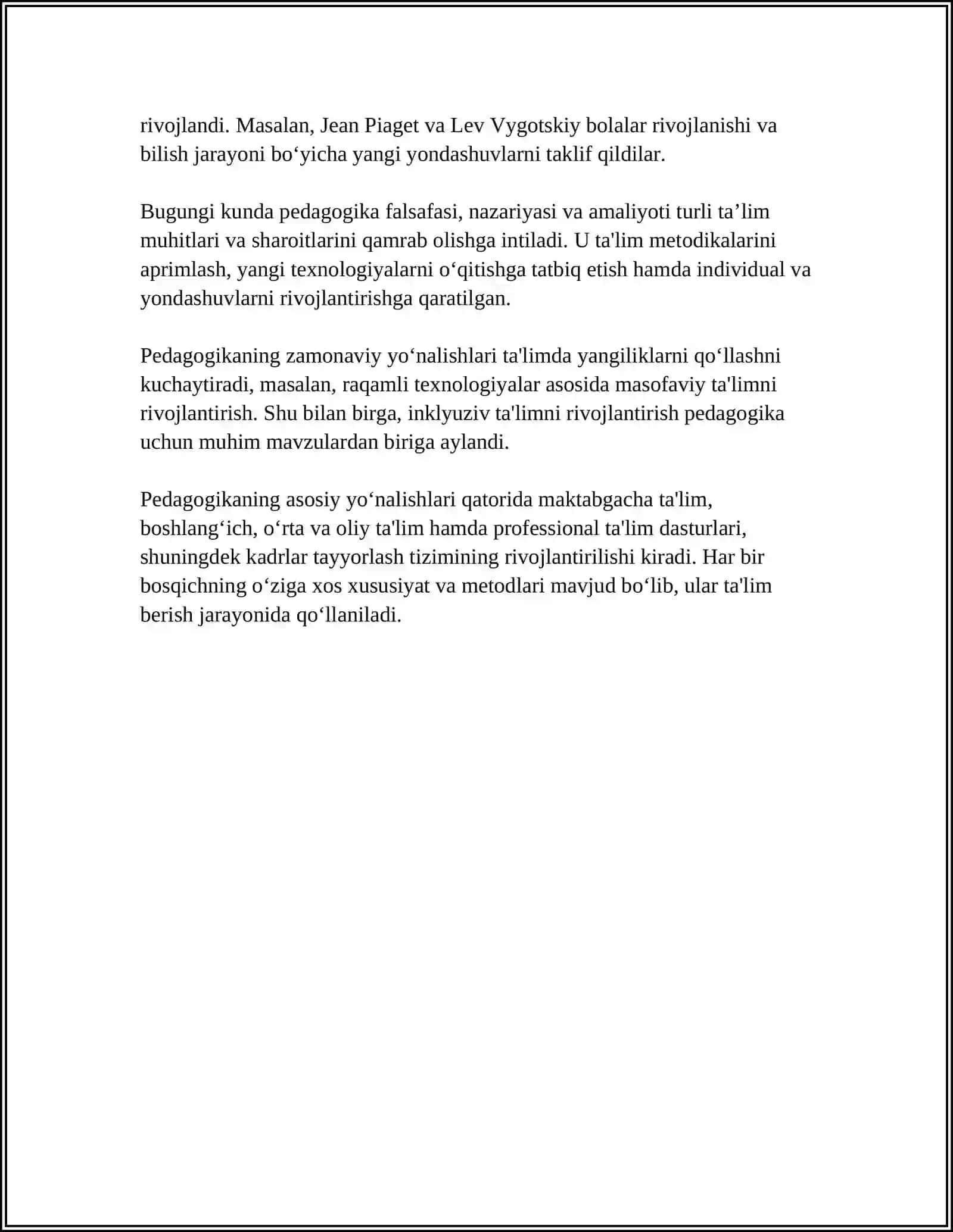 KREATIV PEDAGOGIKANING TARIXIY RIVOJLANISHI 4