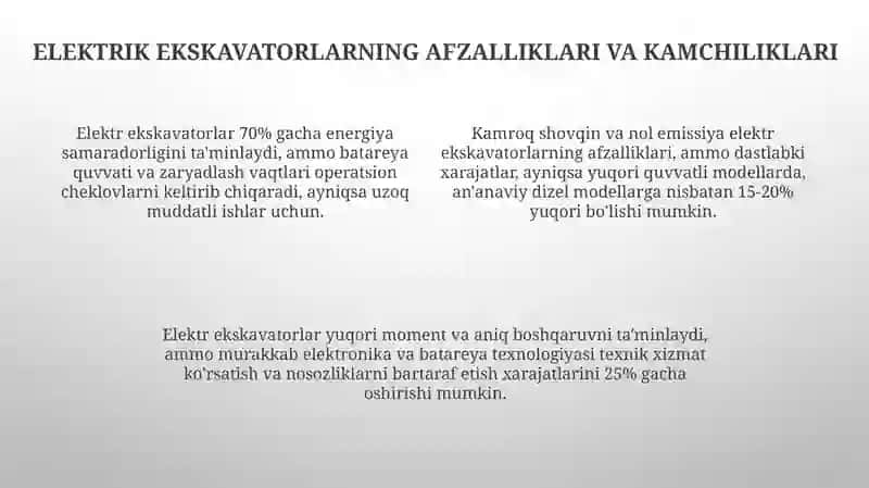 Ekskavator elaktr yuritmalari 4
