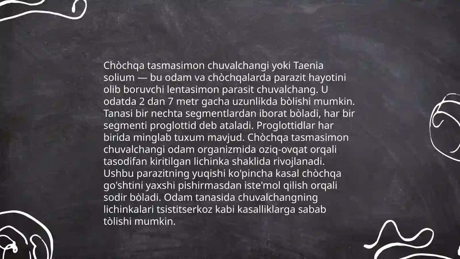 Chòchqa tasmasimon chuvalchangi 4