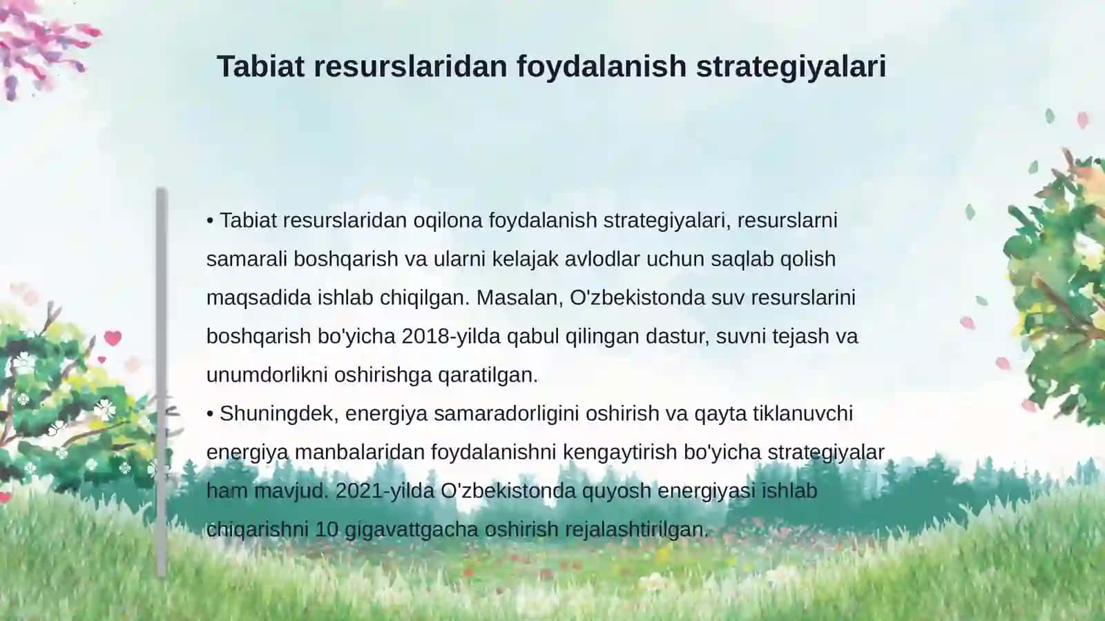 Ekologik siyosatning roʼli 4