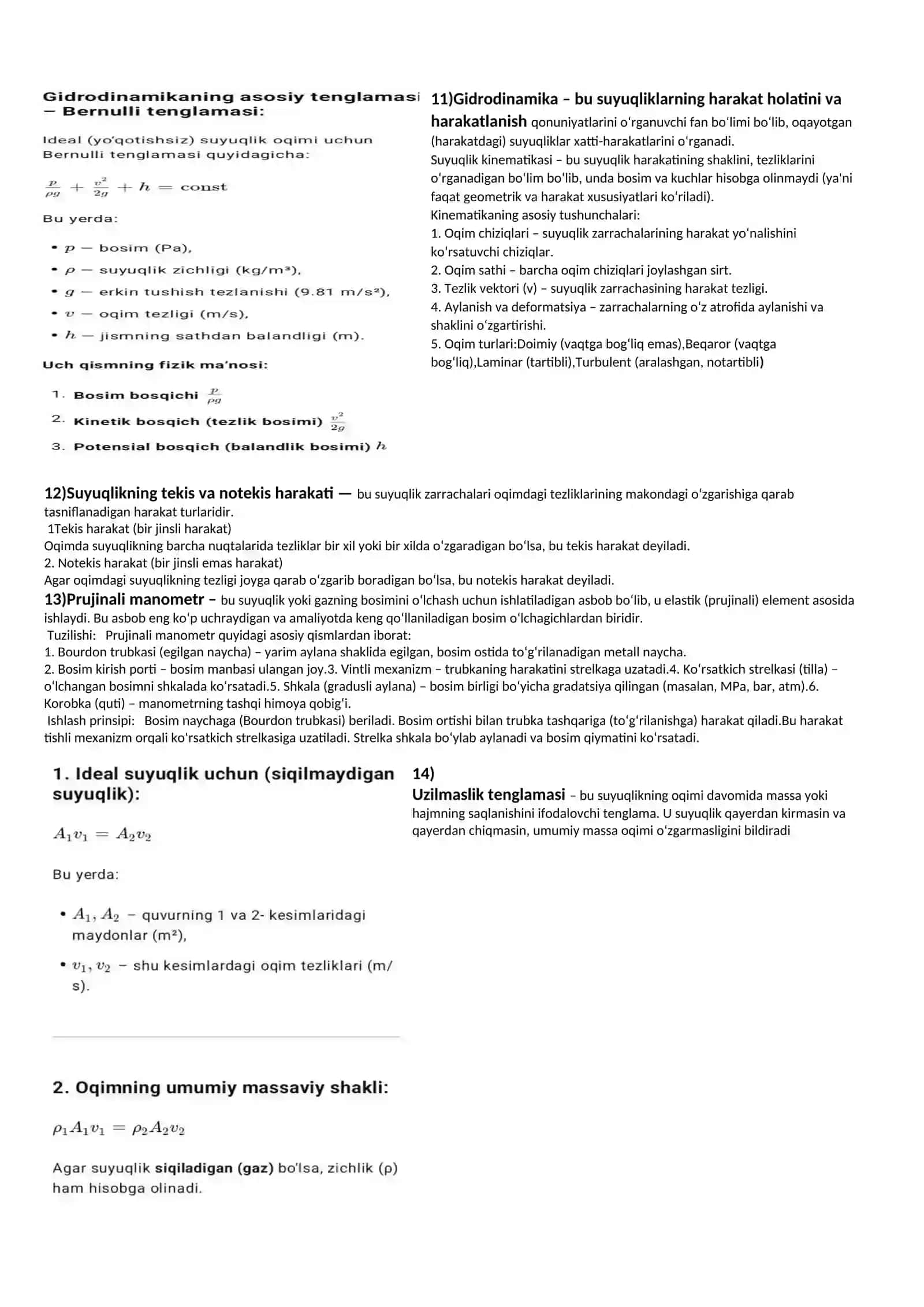 Gidravlika nimani oʻrganadi 4